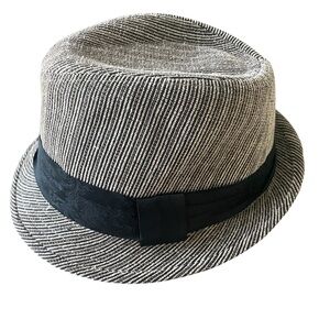 Brown/Black Fedora Hat - OS